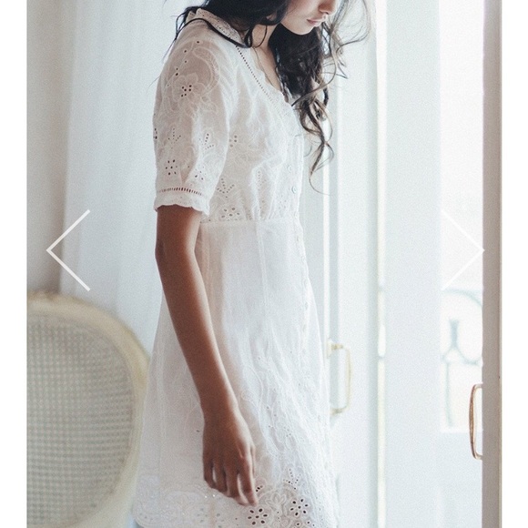 🆕 Spell Damsel White Lace Playdress - Picture 4 of 8